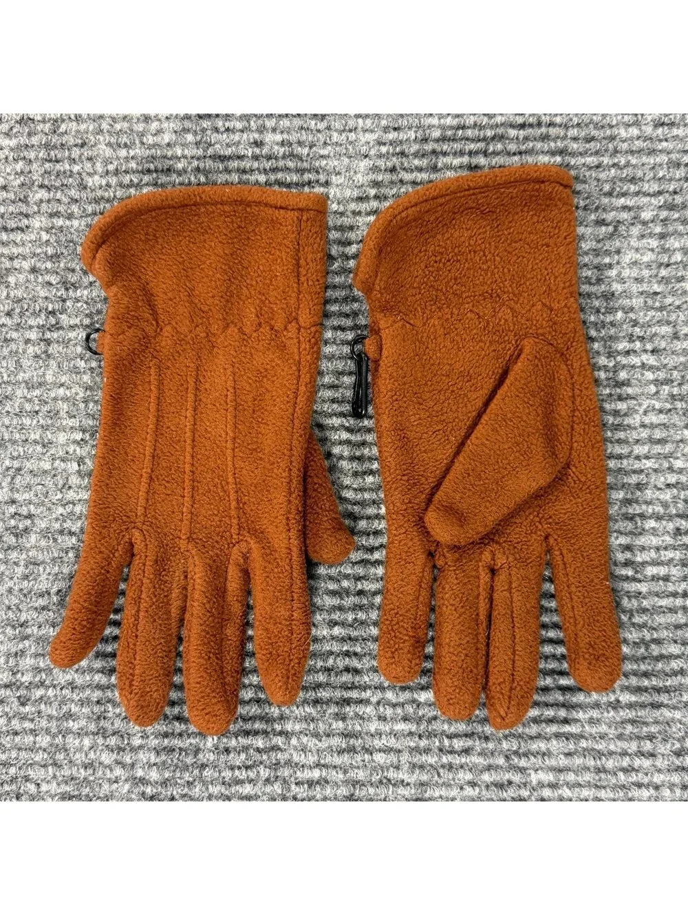 Women’s Brown Fleece Gloves One Size
